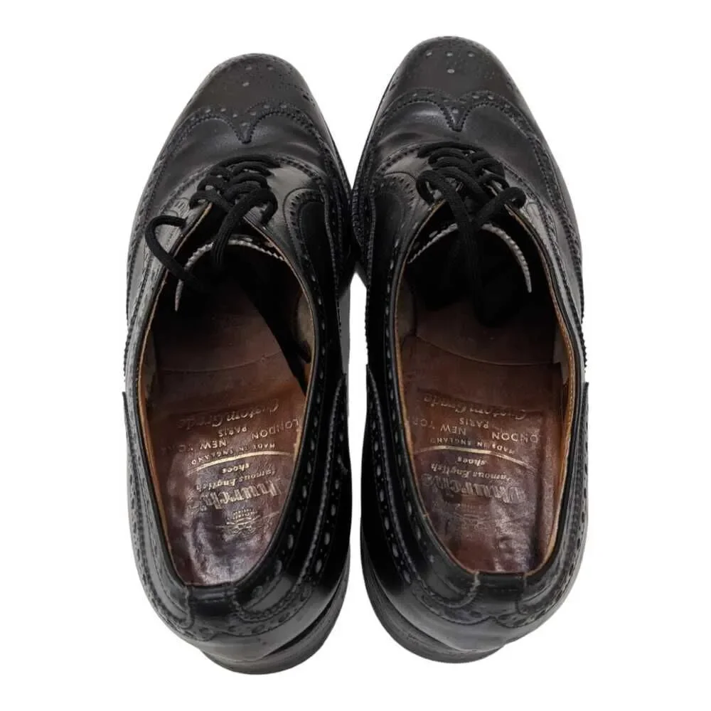 Church's Custom Grade Wingtip Oxford‎ Lace Up Dress Shoes England 8.5 D Black